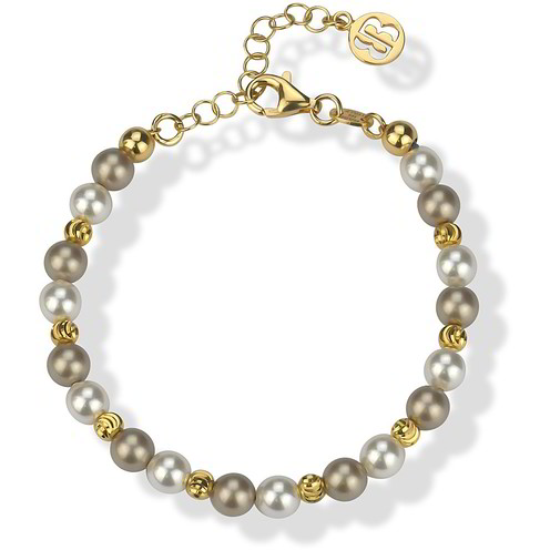 Bracciale Donna Boccadamo Argento Perle - BR479D