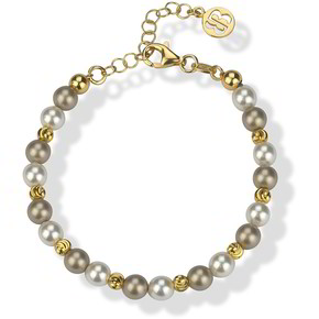 Bracciale Donna Boccadamo Argento Perle - BR479D