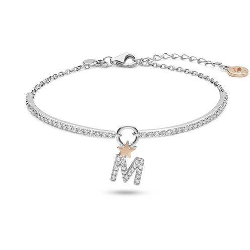 Bracciale Donna Comete Stella Lettera M - BRA 189