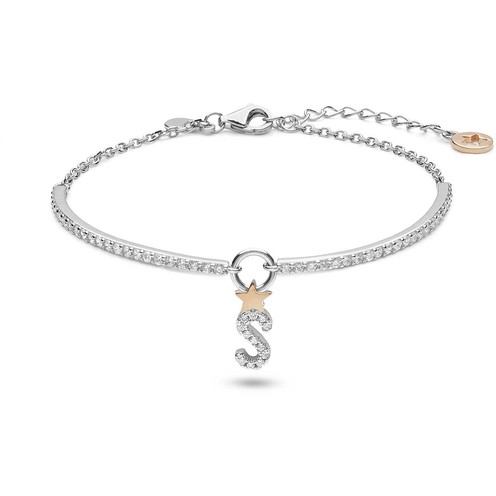 Bracciale Donna Comete Stella Lettera S - BRA 195