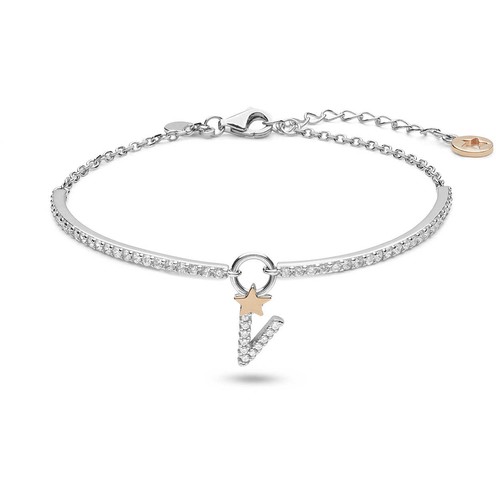 Bracciale Donna Comete Stella Lettera V - BRA 198