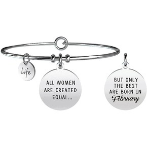 Bracciale Donna Kidult Symbols Febbraio - 731337 Bracciale Donna Kidult Symbols Febbraio - 731337