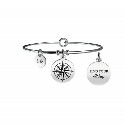 Bracciale Donna Kidult Symbols Rosa Dei Venti - 731063