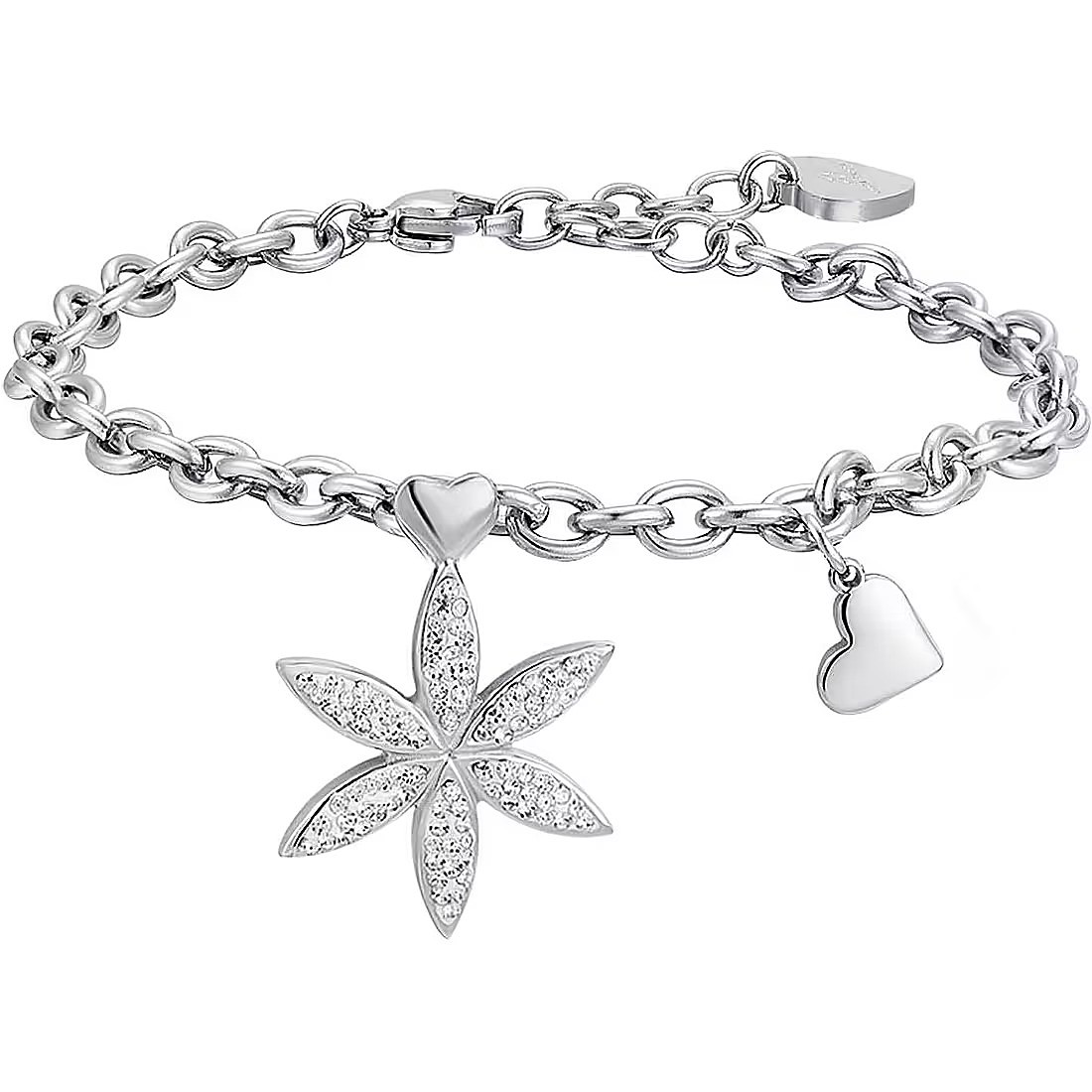 Bracciale Nuoli Fiore Della Vita In Argento - Regolabile 14-20 Cm, Fatto A Mano In Germania, Donna