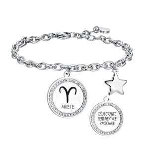 Bracciale Donna Luca Barra Zodiaco - BK2541 Bracciale Donna Luca Barra Zodiaco - BK2541