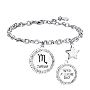 Bracciale Donna Luca Barra Zodiaco - BK2548 Bracciale Donna Luca Barra Zodiaco - BK2548