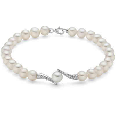 Bracciale Donna Miluna Fantasia Di Perle - PBR3352