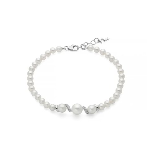 Bracciale Donna Miluna Perle Topazi - PBR3798