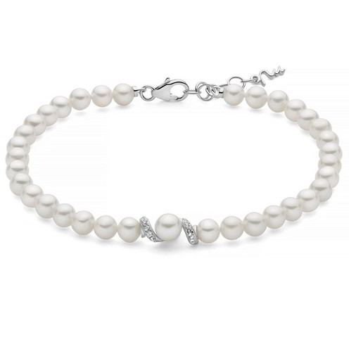 Bracciale Donna Miluna Perle Topazi - PBR3800