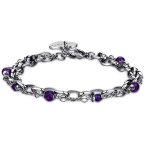 S'Agapõ Bracciale Donna In Acciaio 316L Collezione Happy - Modello SHAC20, Ipoallergenico - 6