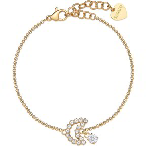 Bracciale Donna S'Agapõ Lockme In Acciaio 316L Con Ciondolo A Cuore Lucchetto, Finitura Oro Rosa 14K, Made In Italy - 3