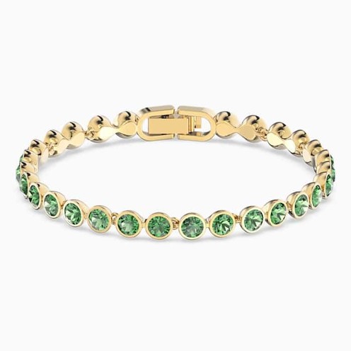 Bracciale Donna Swarovski Tennis Green - 5555824