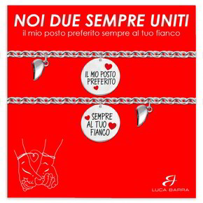 Bracciale Doppio Luca Barra Simboli - BK2593