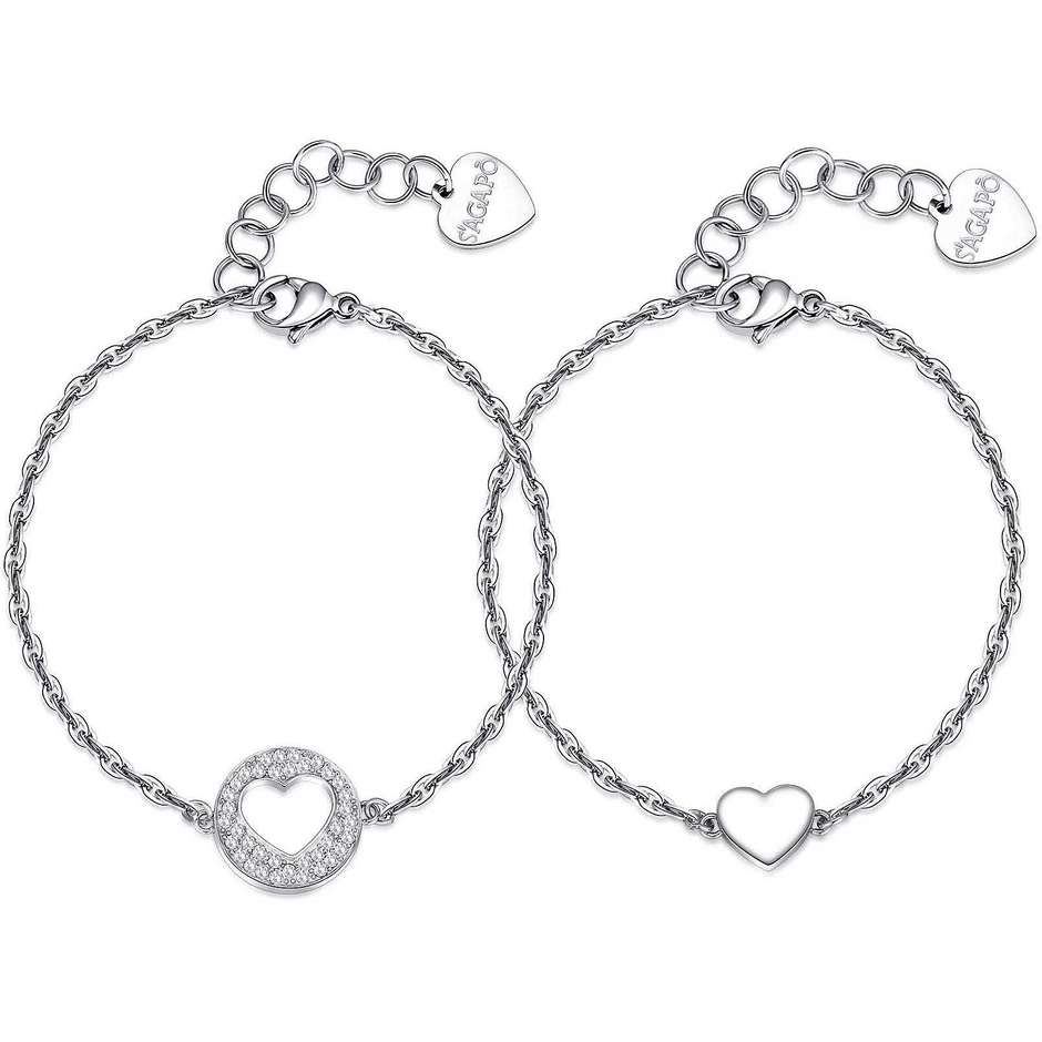 Bracciale Doppio S'Agapò Me + You - SEY11
