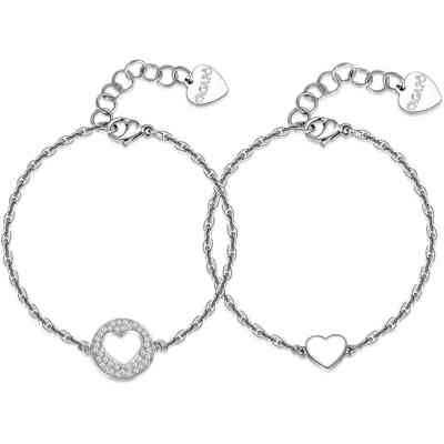 Bracciale Doppio S'Agapò Me + You - SEY11 Bracciale Doppio S'Agapò Me + You - SEY11