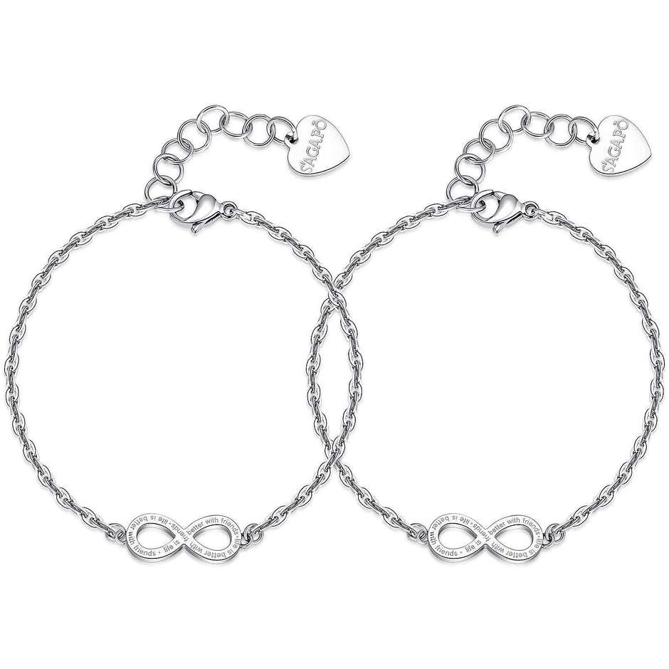 Bracciale Doppio S'Agapò Me + You - SEY14