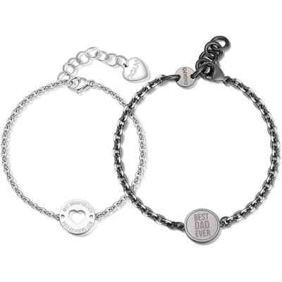 Bracciale Doppio S'Agapò Me + You - SEY15 Bracciale Doppio S'Agapò Me + You - SEY15