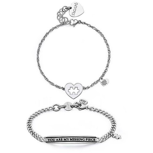 Bracciale Doppio S'Agapò Me + You - SEY23