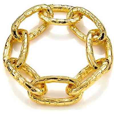 Bracciale Giovanni Raspini Crocodile Dorato - 8140 Bracciale Giovanni Raspini Crocodile Dorato - 8140
