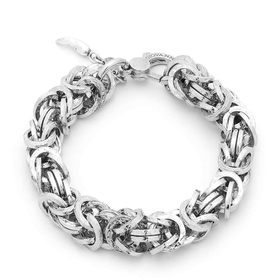 Bracciale Giovanni Raspini Maglia Bizantina Martellata - 11396