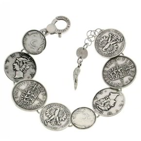 Bracciale Giovanni Raspini Monete - 7498 Bracciale Giovanni Raspini Monete - 7498