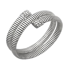 Bracciale Giovanni Raspini Tubogas Croco Doppio - 12327 Bracciale Giovanni Raspini Tubogas Croco Doppio - 12327