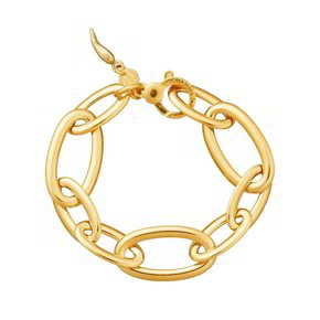 Bracciale Raspini Maglia Ovale Bold Dorato - 12374 Bracciale Raspini Maglia Ovale Bold Dorato - 12374