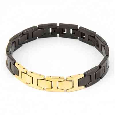 Bracciale Uomo 4US Cesare Paciotti Black Gold - 4UBR4349 Bracciale Uomo 4US Cesare Paciotti Black Gold - 4UBR4349