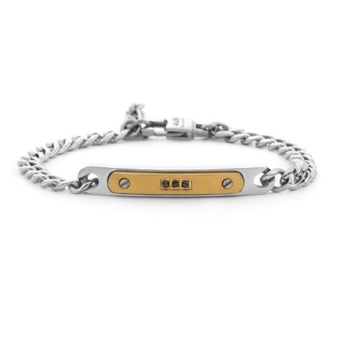 Bracciale Uomo 4US Cesare Paciotti Steel - 4UBR7857