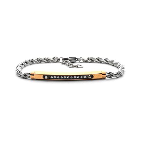 Bracciale Uomo 4US Cesare Paciotti Zircon - 4UBR5607