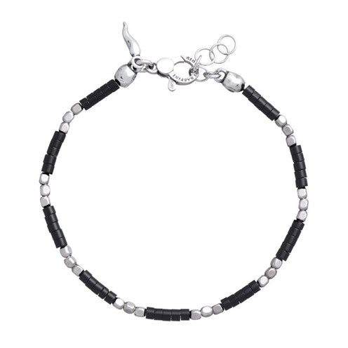 Bracciale Uomo Giovanni Raspini Onice E Dadini - 11646 - L