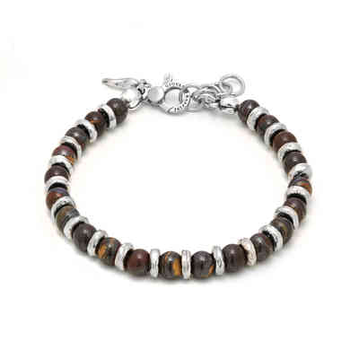 Bracciale Uomo Giovanni Raspini Tango Occhio Di Toro - 11368 Bracciale Uomo Giovanni Raspini Tango Occhio Di Toro - 11368