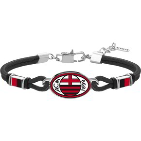 Bracciale Uomo Milan Logo - B-MB003UCR