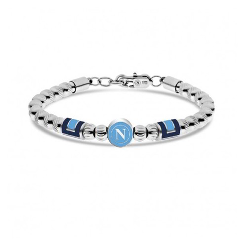 Bracciale Uomo Napoli Logo - B-NB013UAS