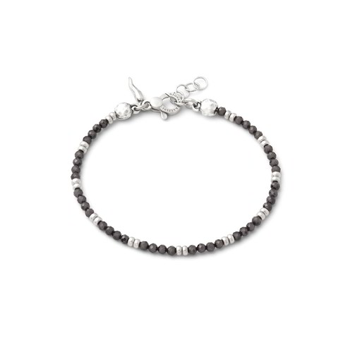 Bracciale Uomo Raspini Beat Spinello Nero - 12223 - M
