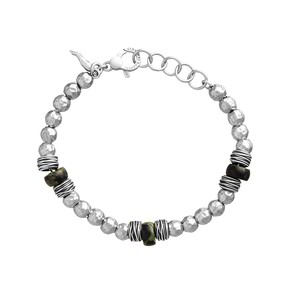Bracciale Uomo Raspini Diaspro E Fili - 11858 - M Bracciale Uomo Raspini Diaspro E Fili - 11858 - M