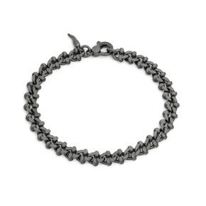 Bracciale Uomo Raspini Maglia Crab Black - 12397 - M