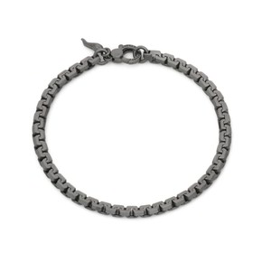 Bracciale Uomo Raspini Maglia Greca Black - 12400 - M