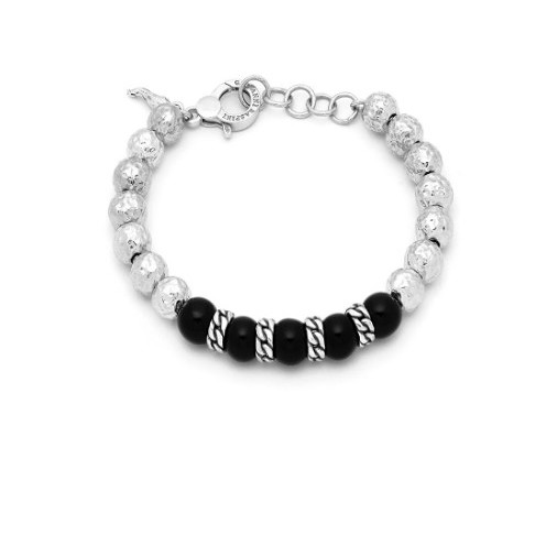 Bracciale Uomo Raspini Onice E Treccia Grande - 11854 - M