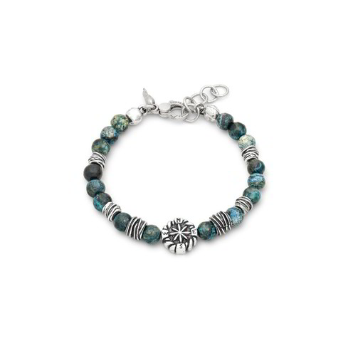 Bracciale Uomo Raspini Rosa Dei Venti Diaspro - 12570 - L