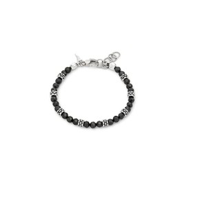 Bracciale Uomo Raspini Spinello Nero Borchie - 12577 - L