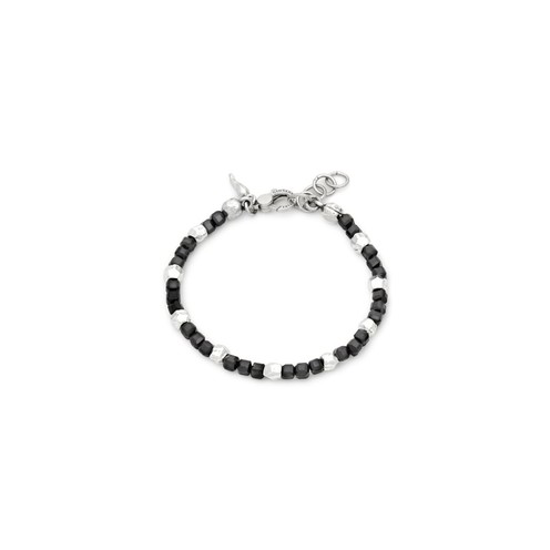 Bracciale Uomo Raspini Spinello Nero Dadi - 12576 - L