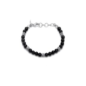 Bracciale Uomo Raspini Tango Onice E Fili - 11653 - M Bracciale Uomo Raspini Tango Onice E Fili - 11653 - M