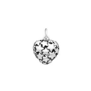Charm Giovanni Raspini Boule Cuore Stelle Grande - 11618