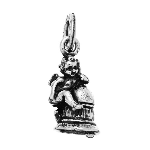 Charm Giovanni Raspini Campana Con Puttino - 8646