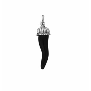 Charm Giovanni Raspini Corno Nero Cupola - 8768 Charm Giovanni Raspini Corno Nero Cupola - 8768