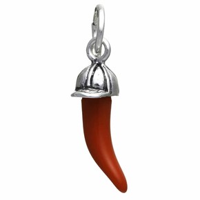 Charm Giovanni Raspini Corno Rosso Cappellino - 10992 Charm Giovanni Raspini Corno Rosso Cappellino - 10992