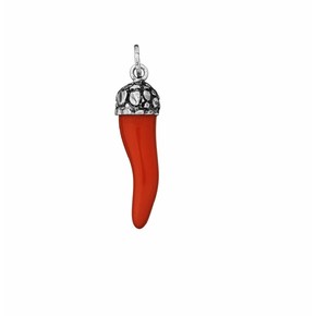Charm Giovanni Raspini Corno Rosso Croco - 8770 Charm Giovanni Raspini Corno Rosso Croco - 8770
