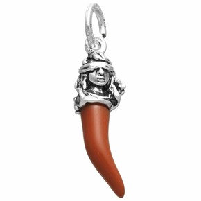 Charm Giovanni Raspini Corno Rosso Dea Fortuna - 10997