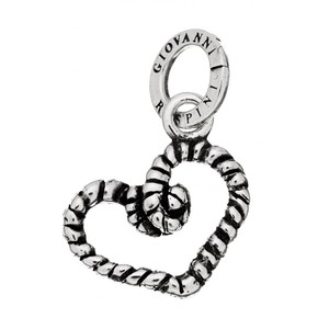 Charm Giovanni Raspini Cuore Corda - 9466 Charm Giovanni Raspini Cuore Corda - 9466